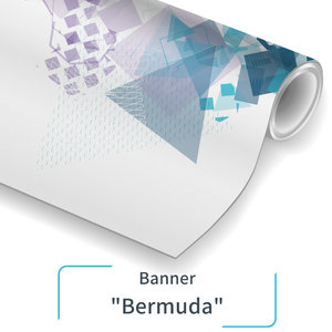 Textilbanner "Bermuda" mit Druck - Versand erfolgt gefaltet