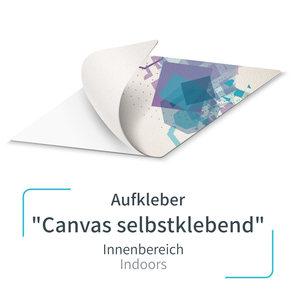 Canvas selbstklebend - Wunschformat - WerbeCenter-Berlin