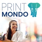 Logo of our product portal Printmondo, offering premium printing solutions, Werbecenter_Berlin 